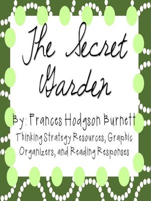 cover image of The Secret Garden by Frances Hodgson Burnett